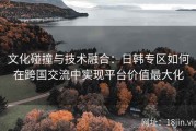 文化碰撞与技术融合：日韩专区如何在跨国交流中实现平台价值最大化