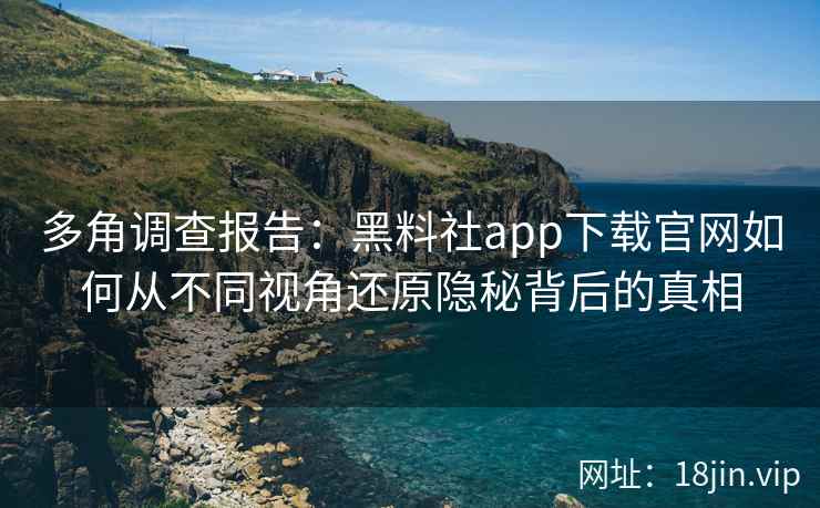 多角调查报告：黑料社app下载官网如何从不同视角还原隐秘背后的真相