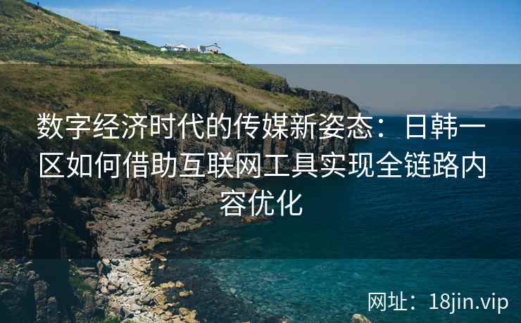 数字经济时代的传媒新姿态：日韩一区如何借助互联网工具实现全链路内容优化