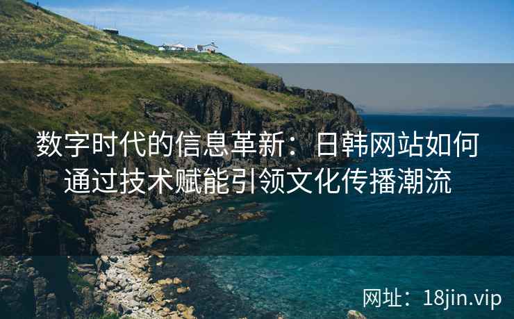数字时代的信息革新：日韩网站如何通过技术赋能引领文化传播潮流